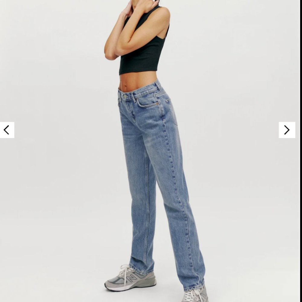 Reformation Addison Low Rise Relaxed Jeans Size 29